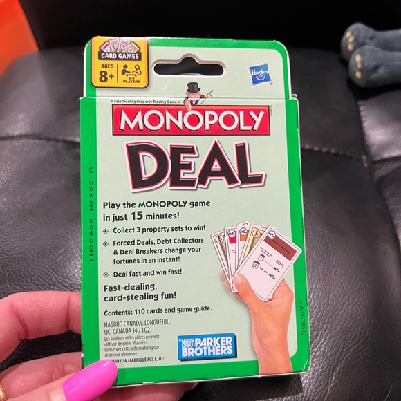 Monopoly Deal Card Game by Hasbro inc. - Picture 4 of 8